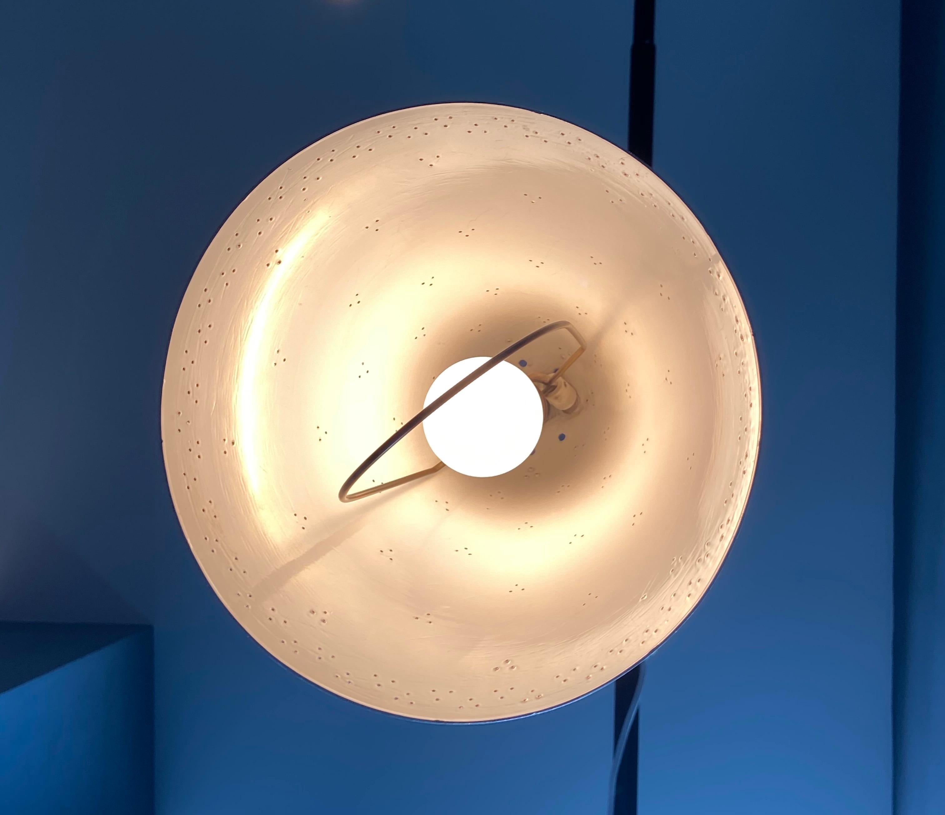 Finnish Paavo Tynell Pendant Light, Idman Oy Model No. A 1942, circa 1950s For Sale