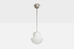 Paavo Tynell, Lampada a sospensione, nichel, vetro, Finlandia, anni '30