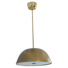 Paavo Tynell, Perforated Brass Ceiling Lamp Model 1953, Taito 1950s