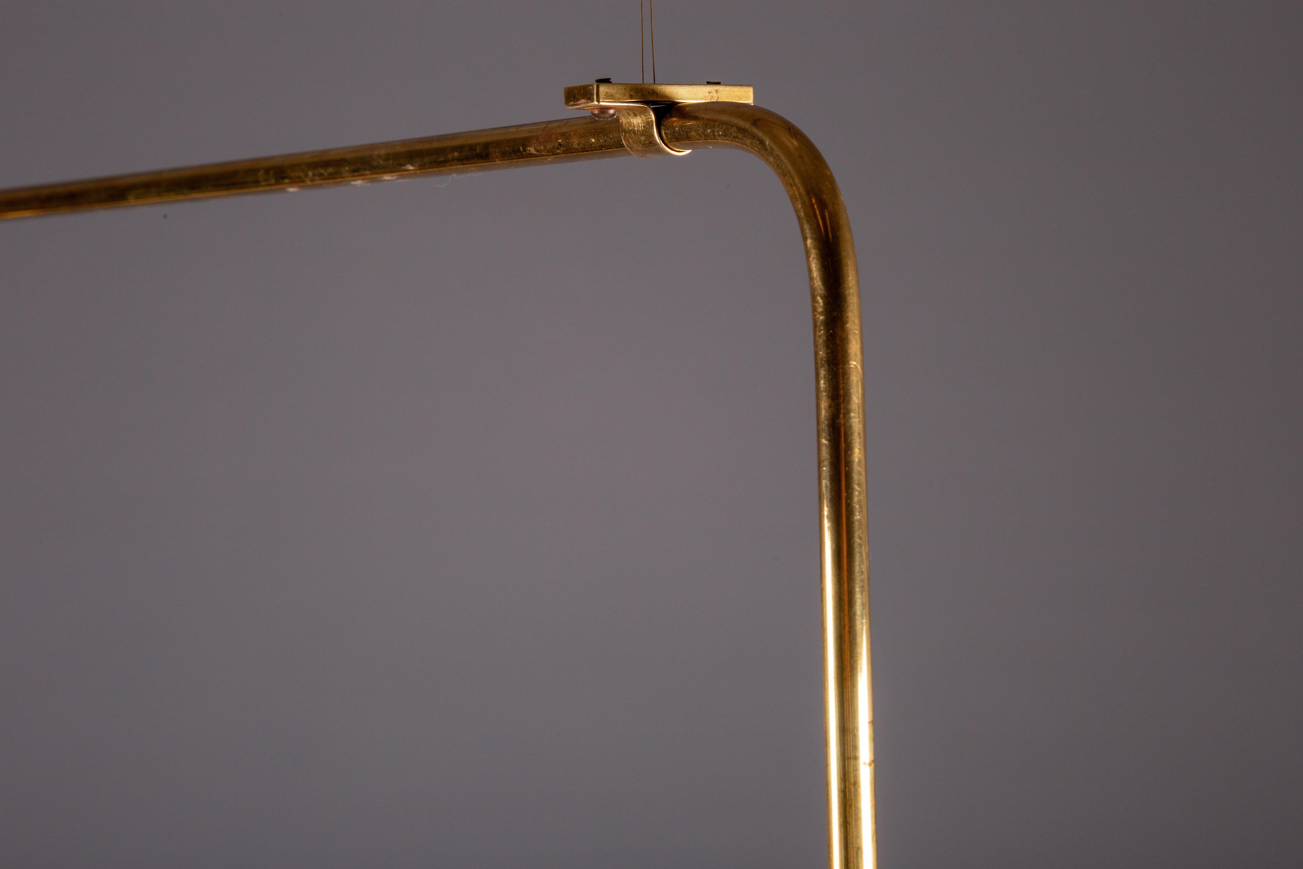 20th Century Paavo Tynell rare 1940's made to order ceiling lamp by Taito Oy, Finland For Sale