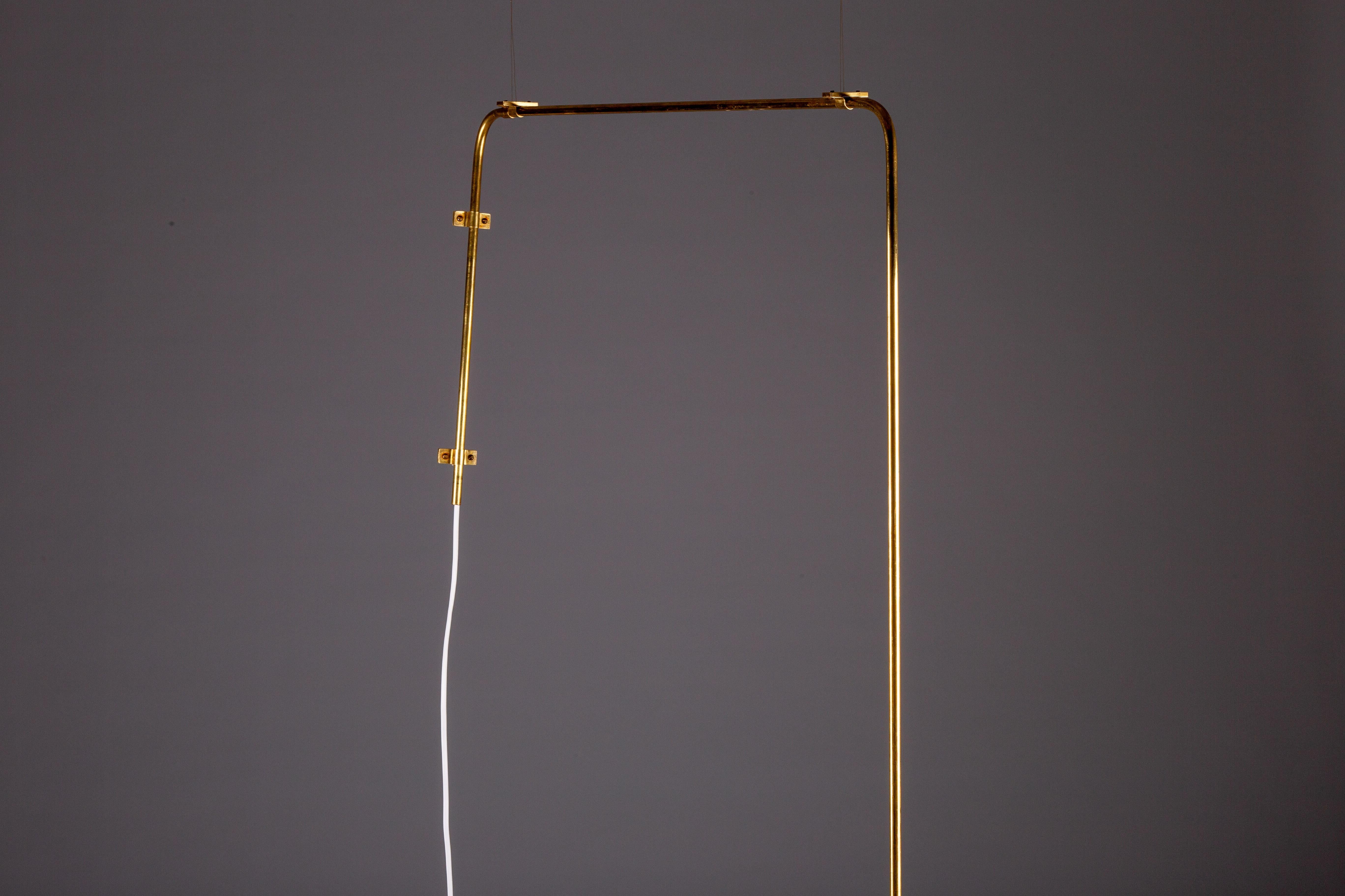 Paavo Tynell rare 1940's made to order ceiling lamp by Taito Oy, Finland For Sale 1