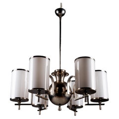 Paavo Tynell, rare big functionalism chandelier 1311 for Taito Oy, Finland