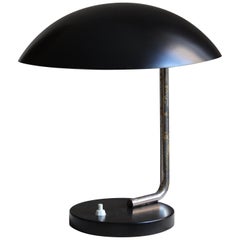 Paavo Tynell, Rare Desk Lamp, Steel, Lacquered metal, Taito OY, Finland, 1930s