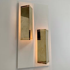 Paavo Tynell Rare Pair Of Large Perforated Brass Sconces, circa 1960, Finland.