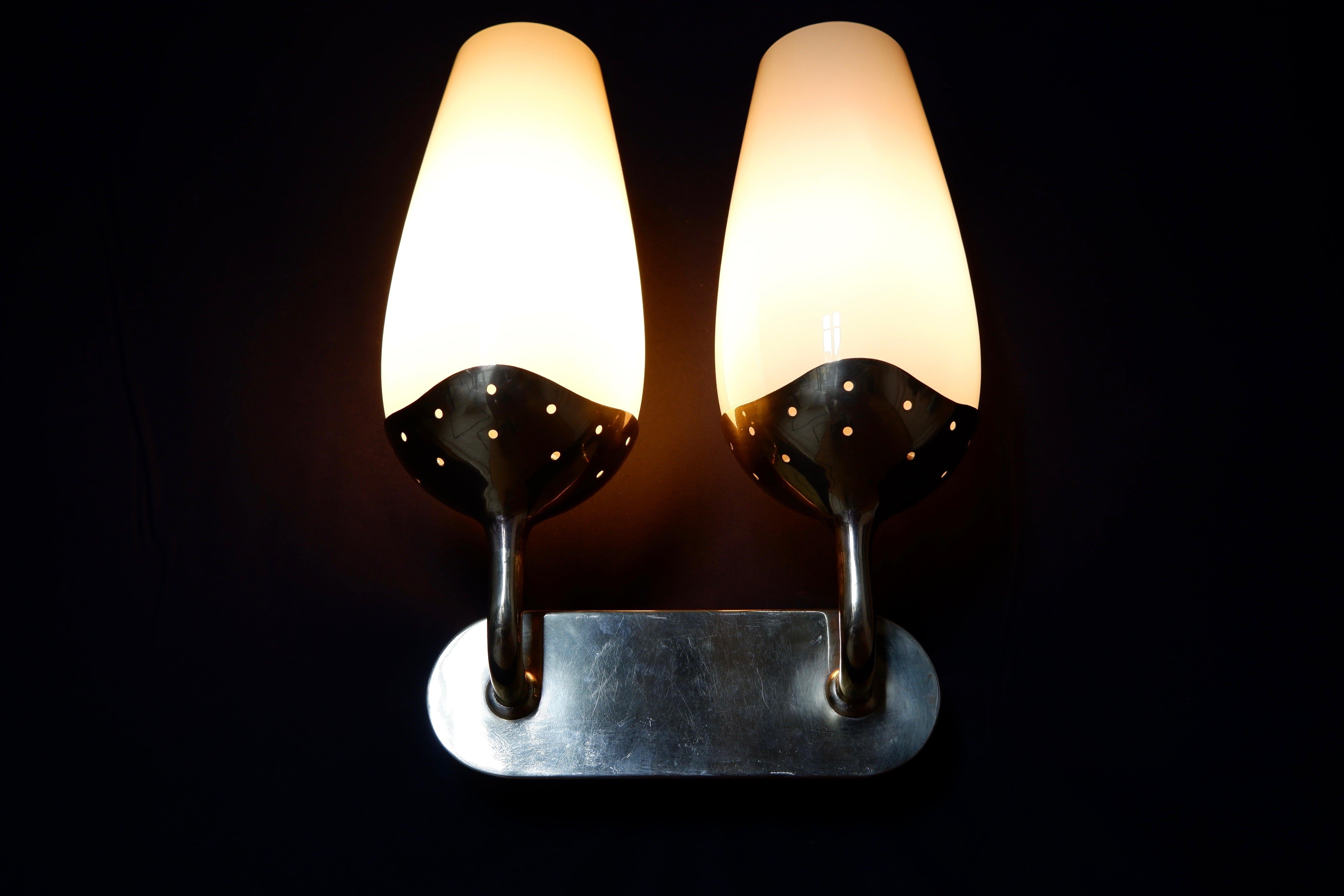 Paavo Tynell, Rare Wall Lamp Made to Order to Kinema Theater Taito Oy, 1940 For Sale 1