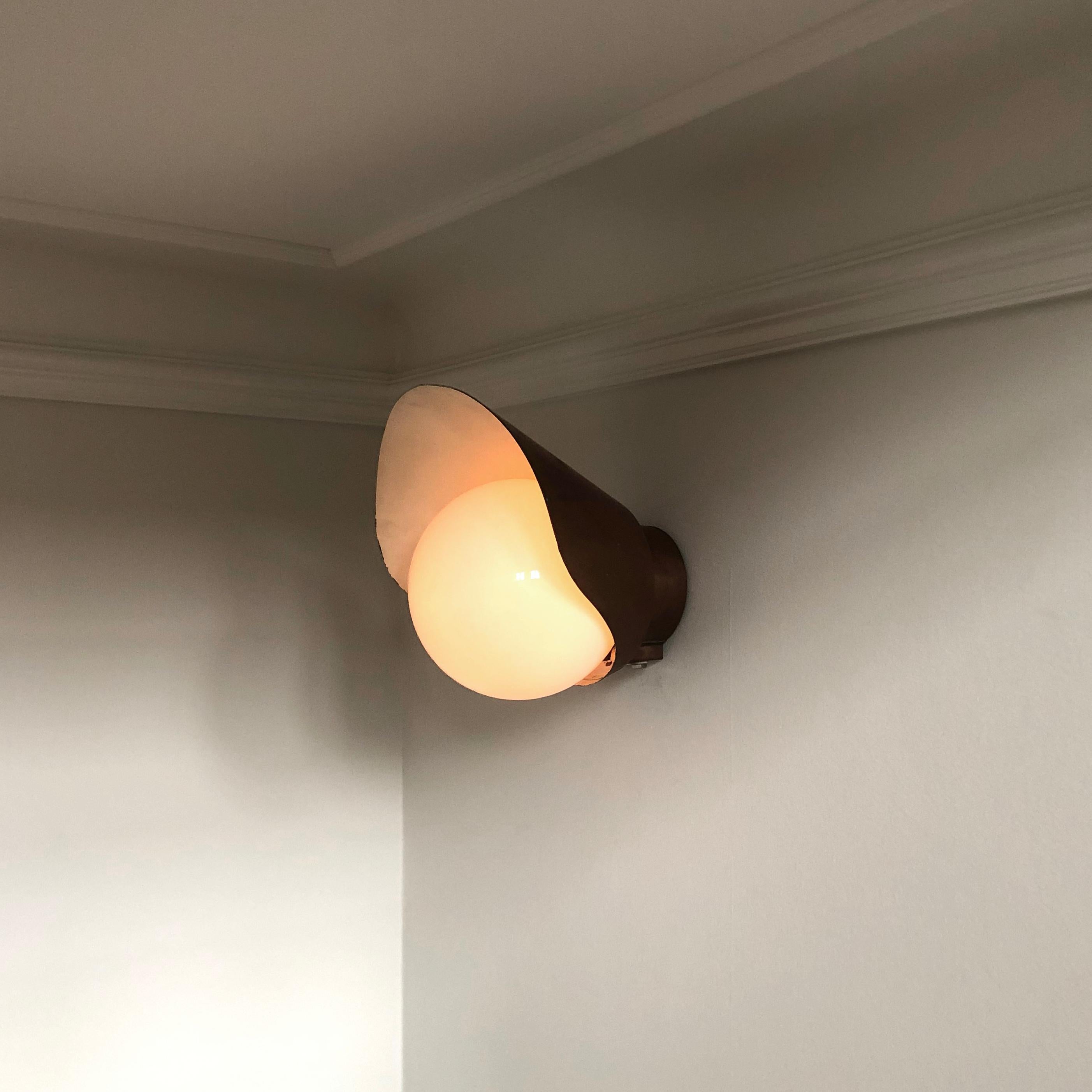 Mid-Century Modern Paavo Tynell Sculptural Wall Lamp Scandinavian Modern