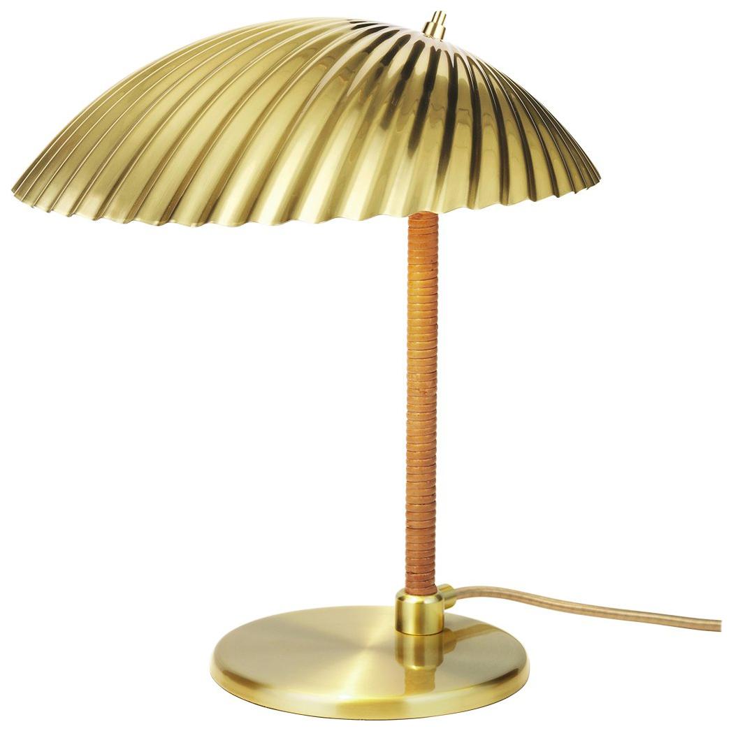 Paavo Tynell Sea Shell Inspired 5321 Brass Shade Table Lamp