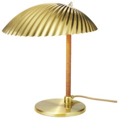 Paavo Tynell Sea Shell Inspired 5321 Brass Shade Table Lamp