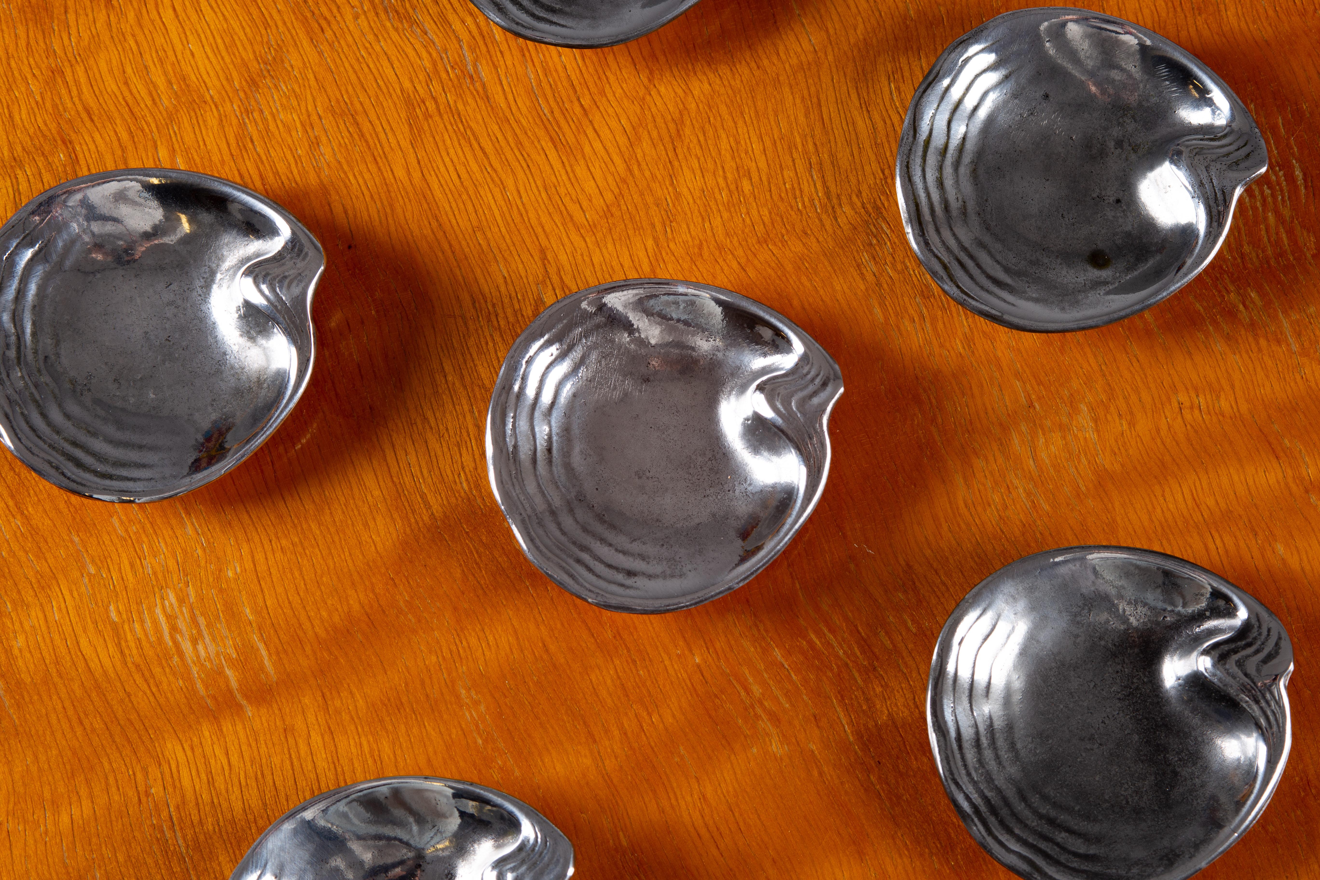 Paavo Tynell, set of 1930's small tinned trays, Taito Oy, Finland 2