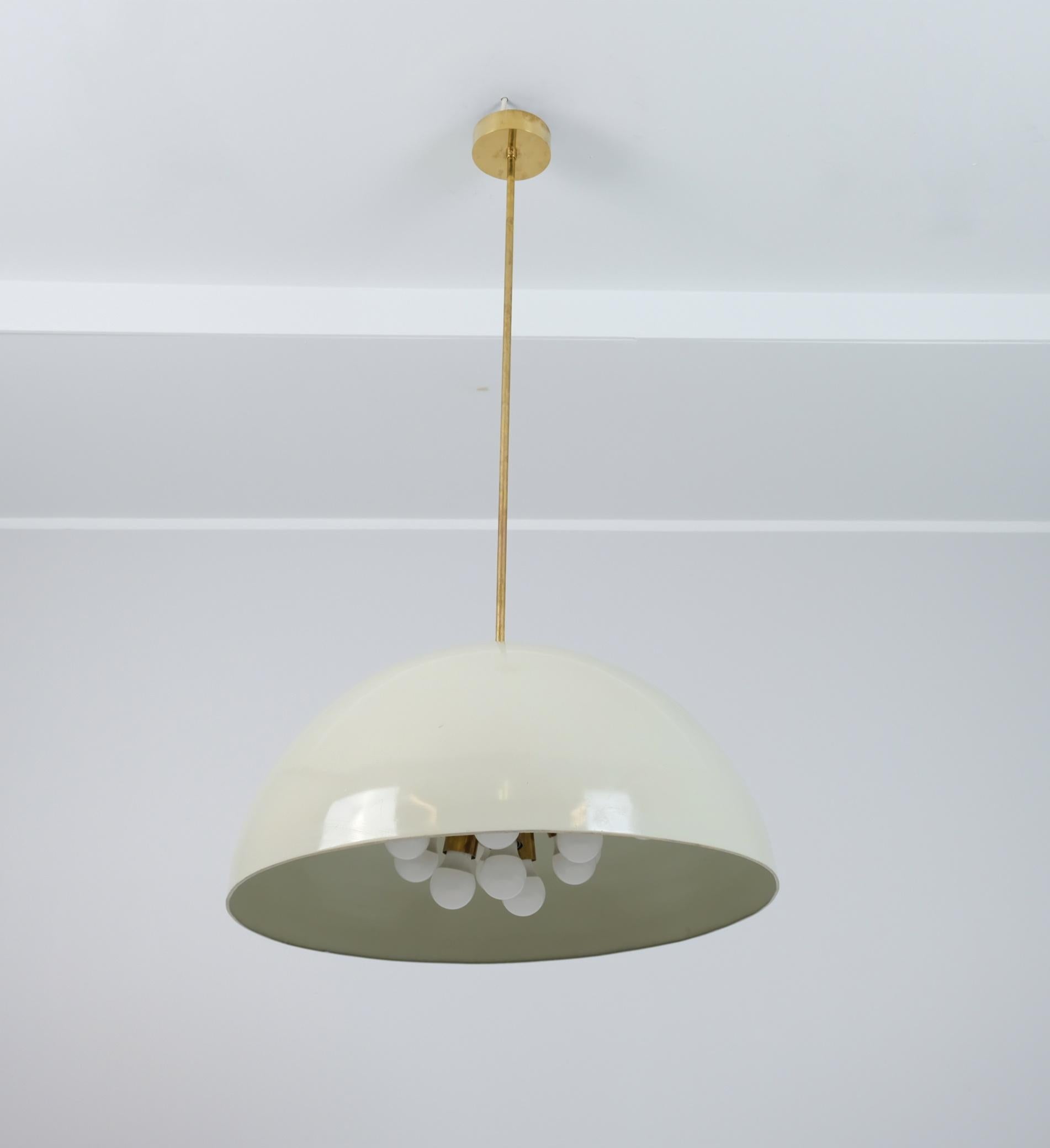 Finnish Paavo Tynell Sizable Ceiling Lamp from the Iconic Aulanko Hotel, Taito 1938 For Sale