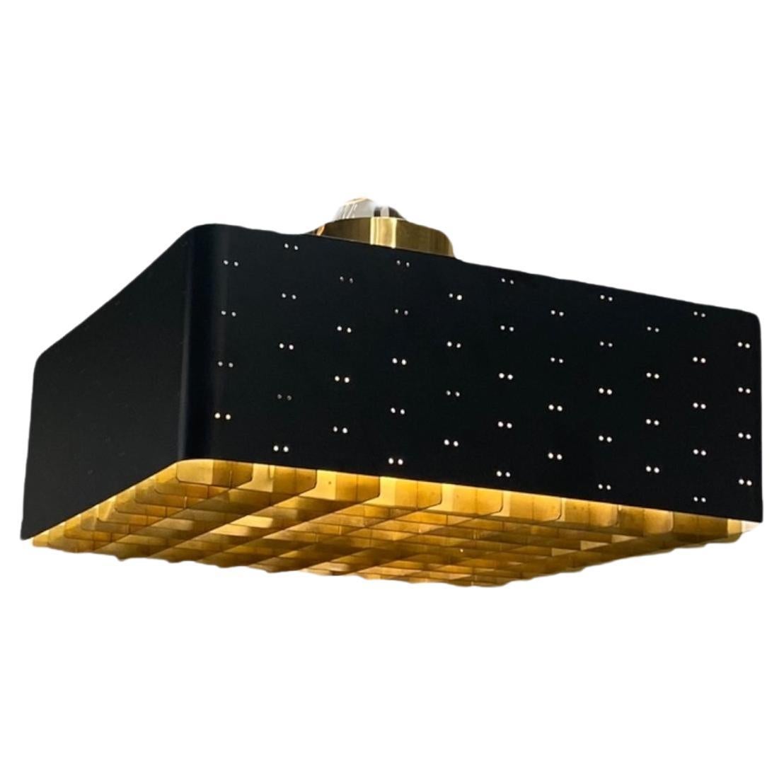 Paavo Tynell "Starry Sky" Ceiling Lamp 9068 In Black For Sale