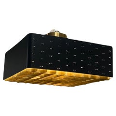 Paavo Tynell "Starry Sky" Ceiling Lamp 9068 In Black