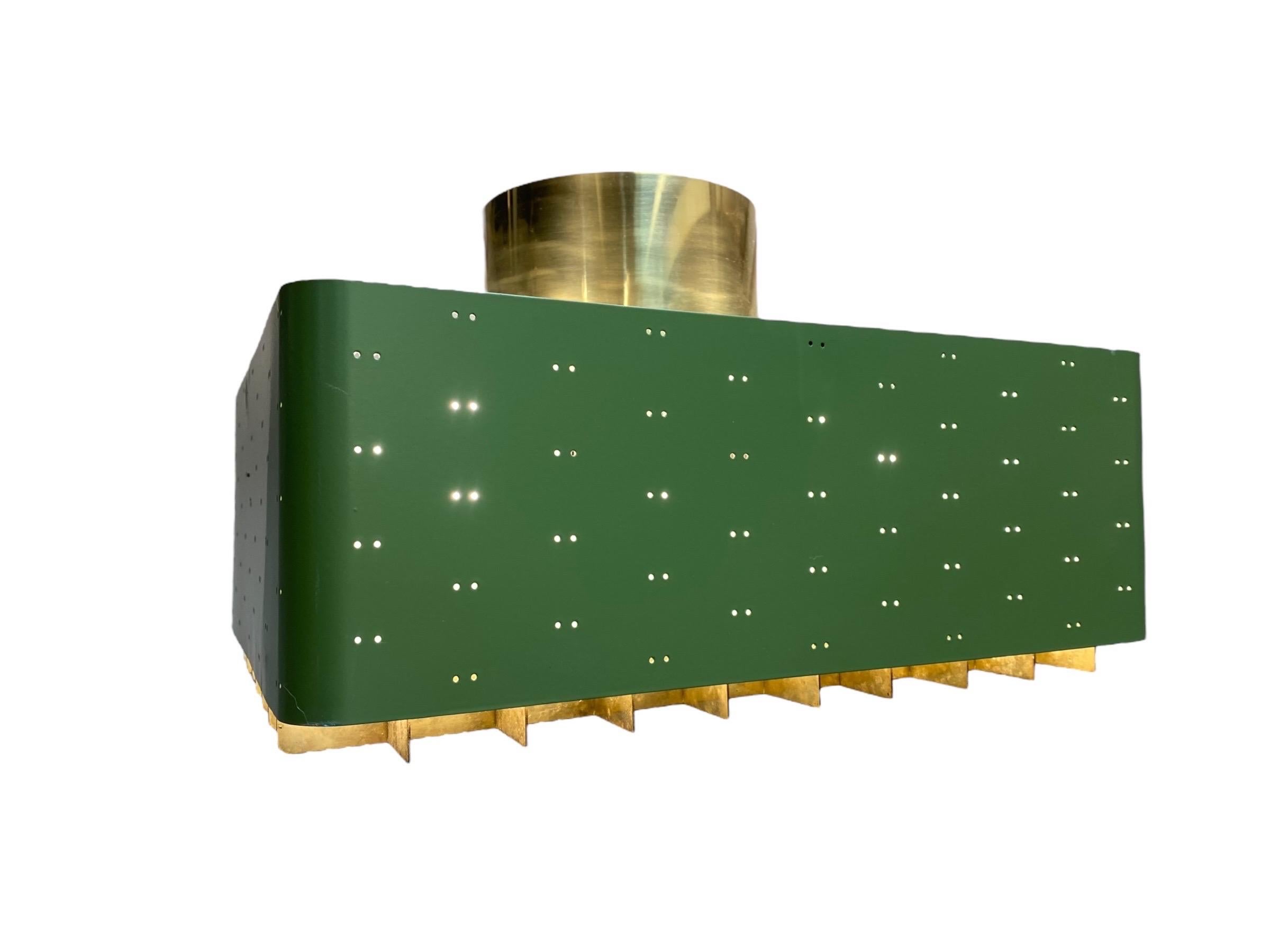 Metà XX secolo Lampada da soffitto Paavo Tynell 