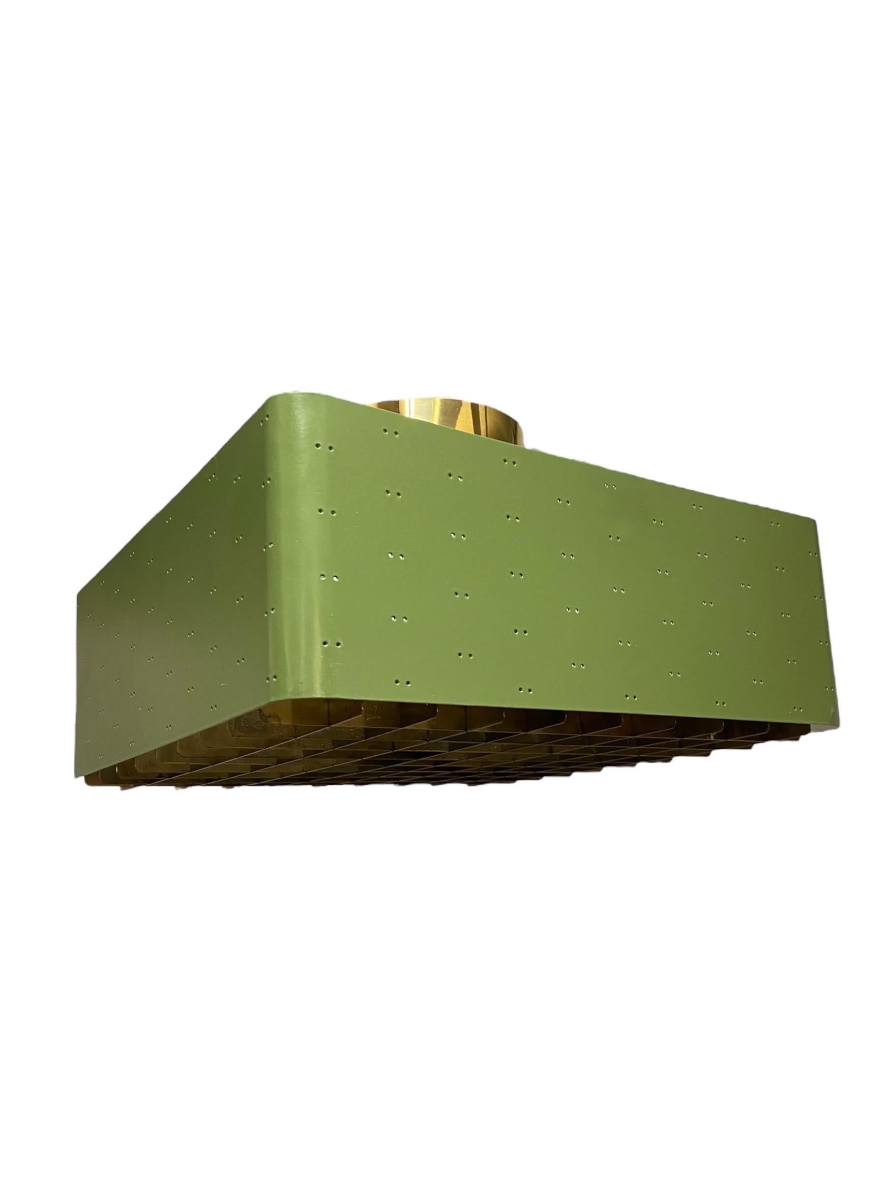 Metà XX secolo Lampada da soffitto Paavo Tynell 