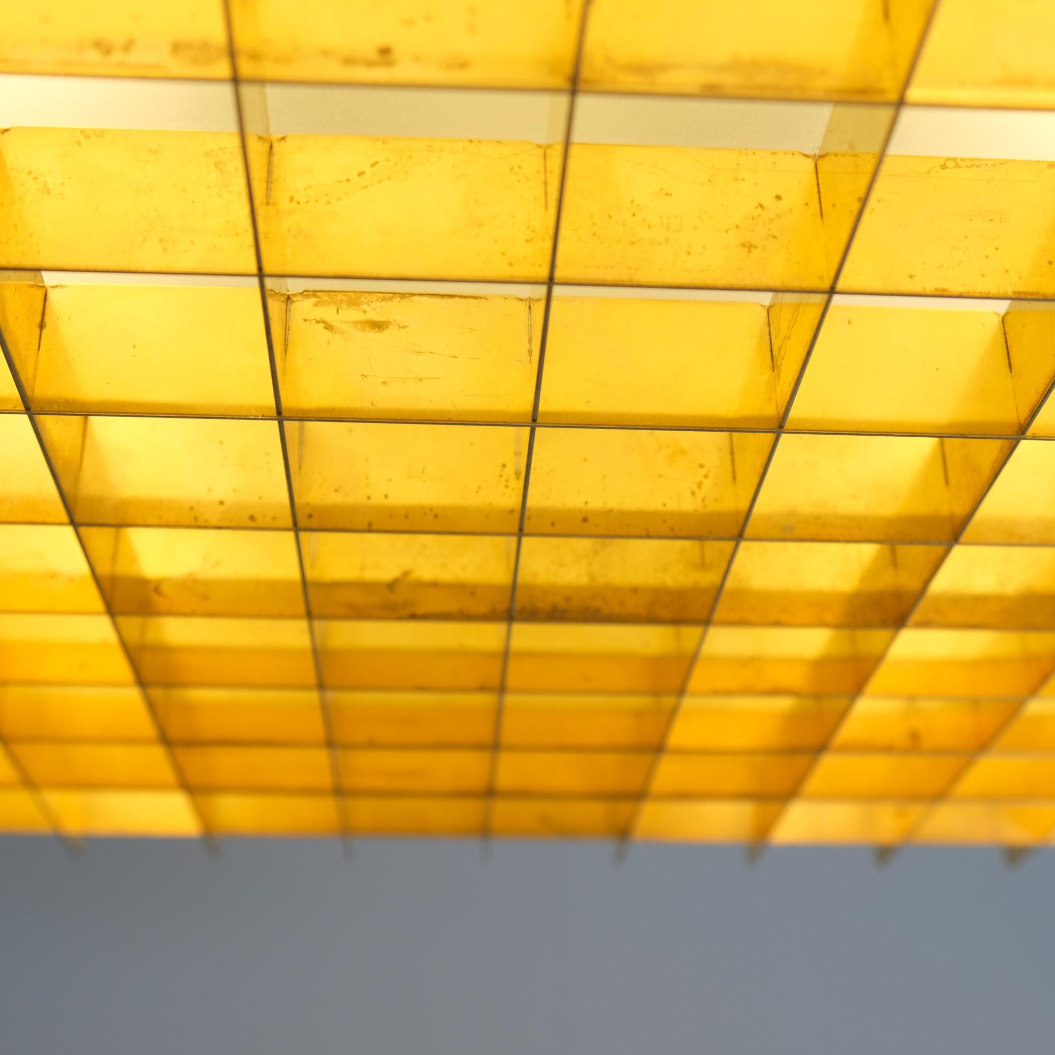 Metà XX secolo Lampada da soffitto Paavo Tynell 
