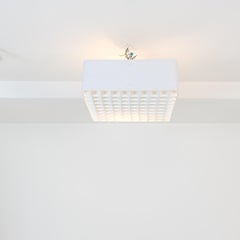 Paavo Tynell "Starry Sky" Ceiling Lamp Model 9068 In White, Idman 1960s