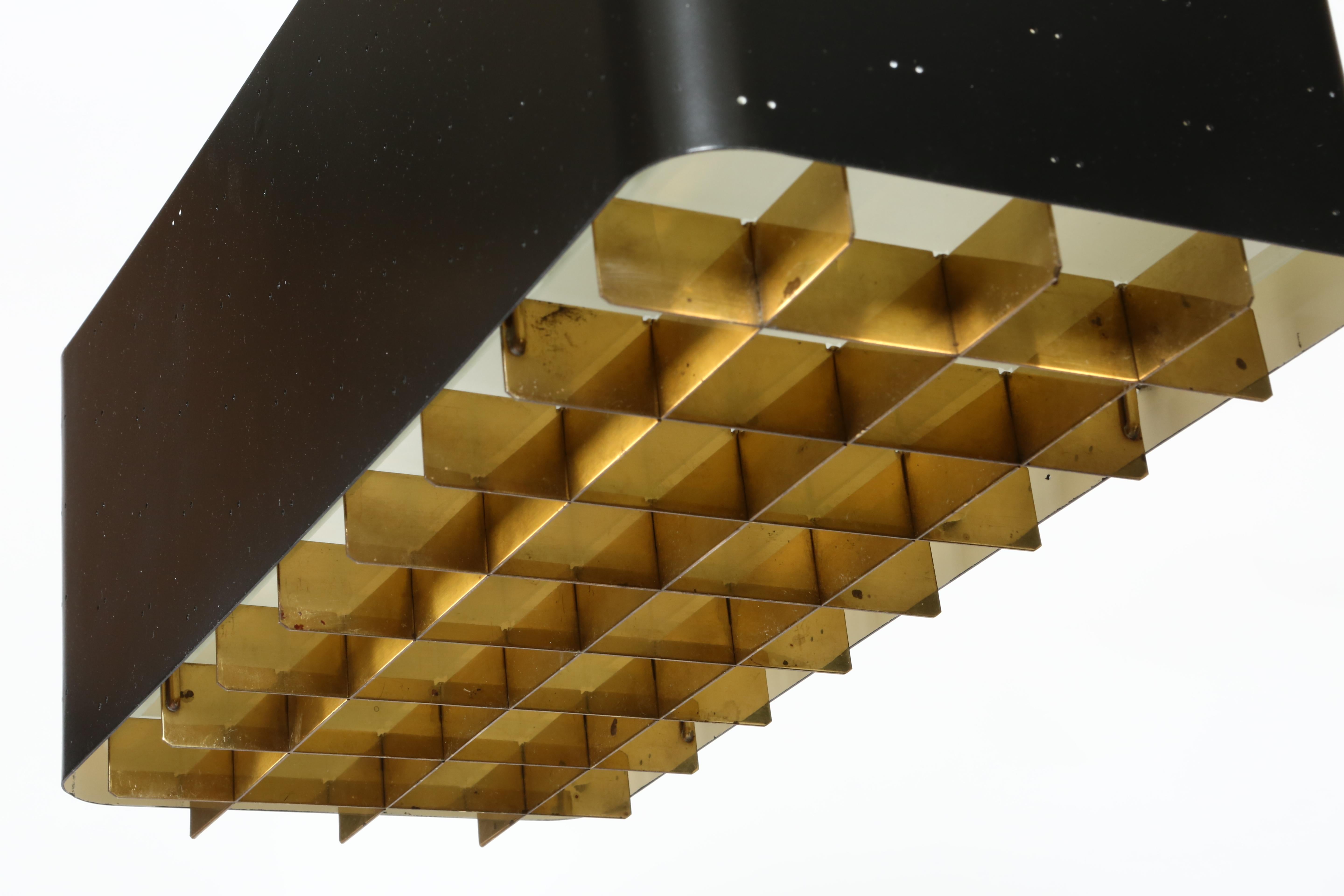 Paavo Tynell Plafonniers Starry Sky, modèle 9068 ensemble de 2, Finlande années 1950 en vente 5