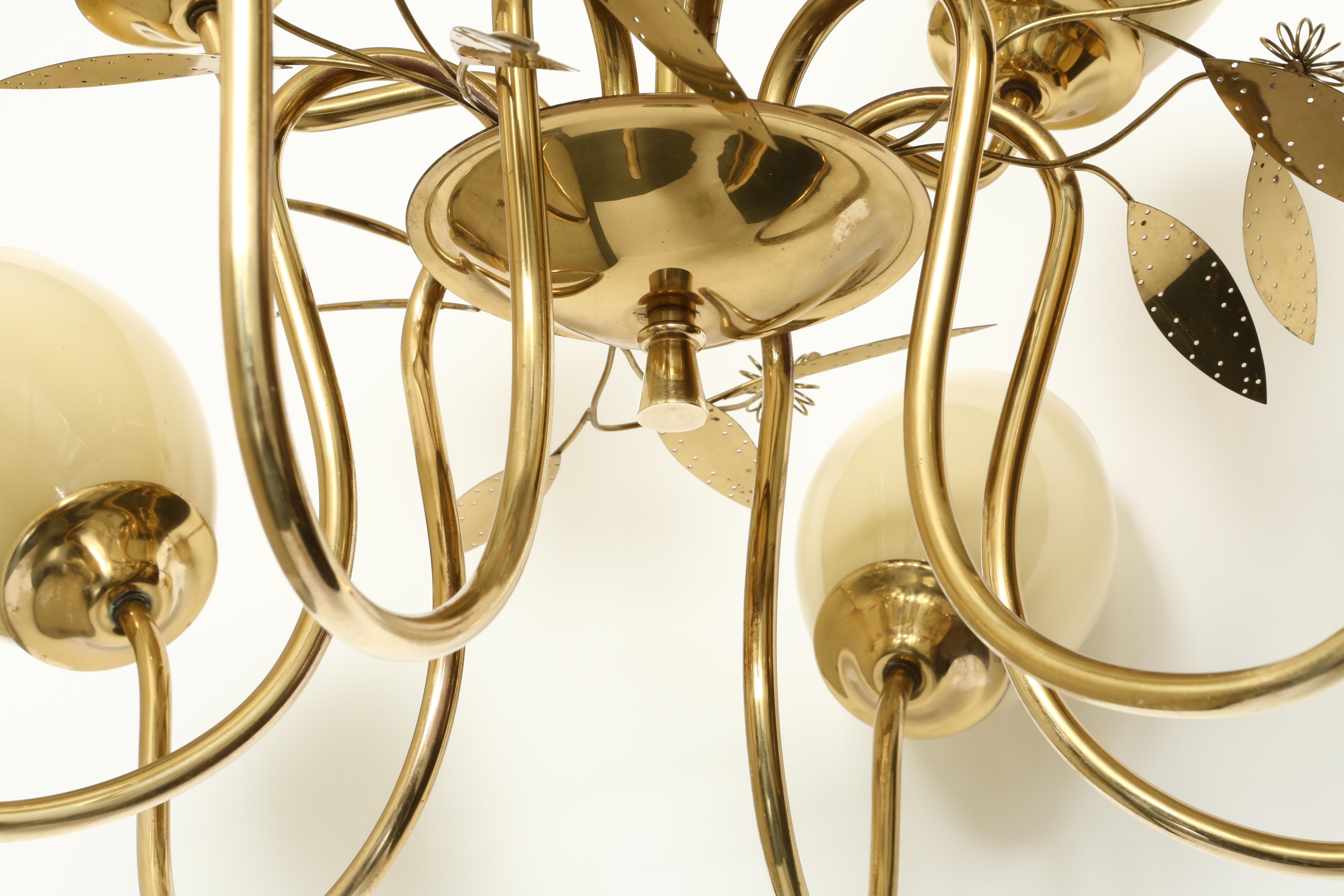 Paavo Tynell Style Chandelier by Itsu 3