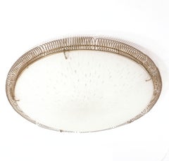 Paavo Tynell Style Flush Mount Light Fixture Chandelier Mid Century Modern Lamp