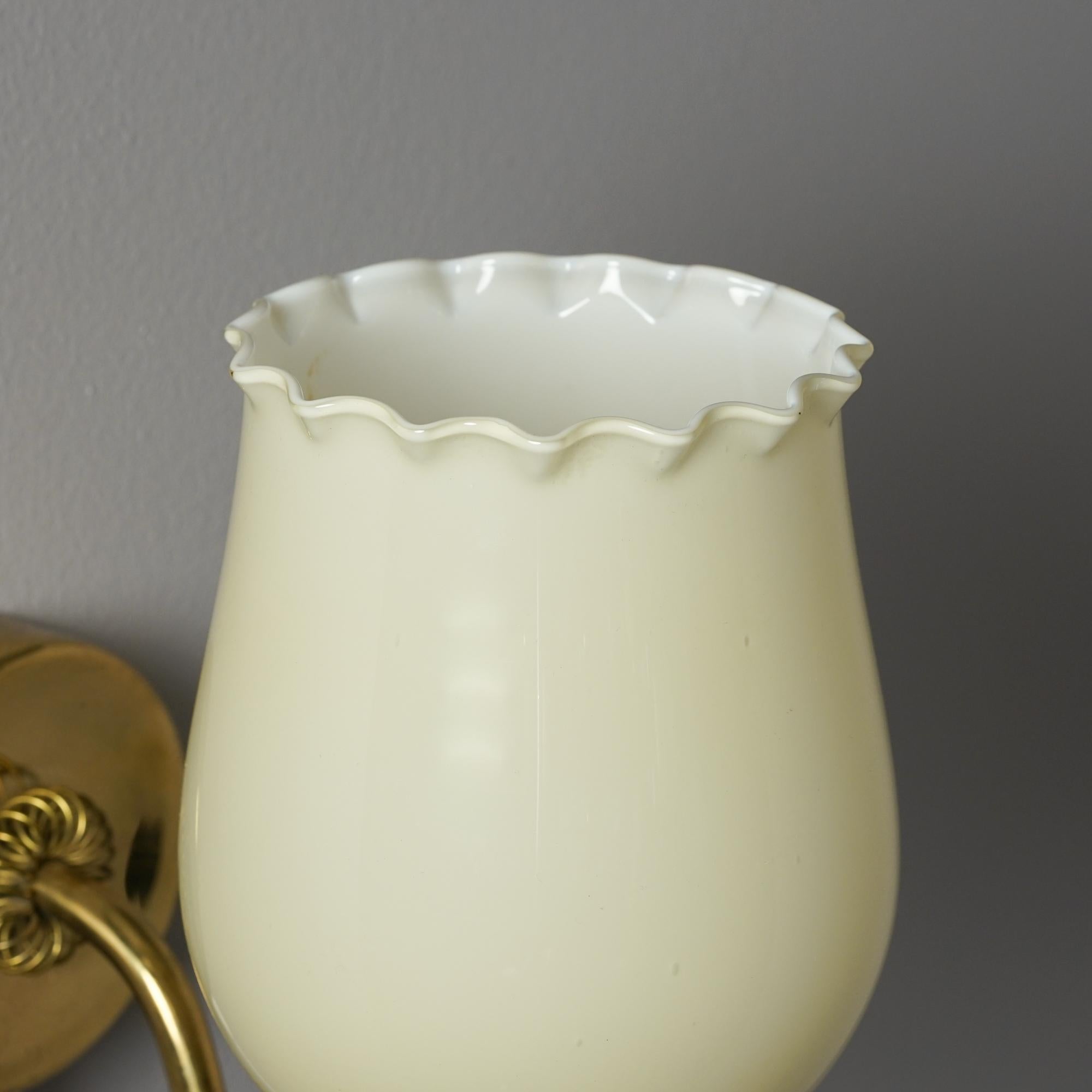 20th Century Paavo Tynell -Style Scandinavian Modern Wall Light by Itsu Finland, 1940/1950s