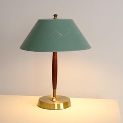 Paavo Tynell Style Table Lamp with Star-Shaped Perfration, Ornatus Finland 1960s