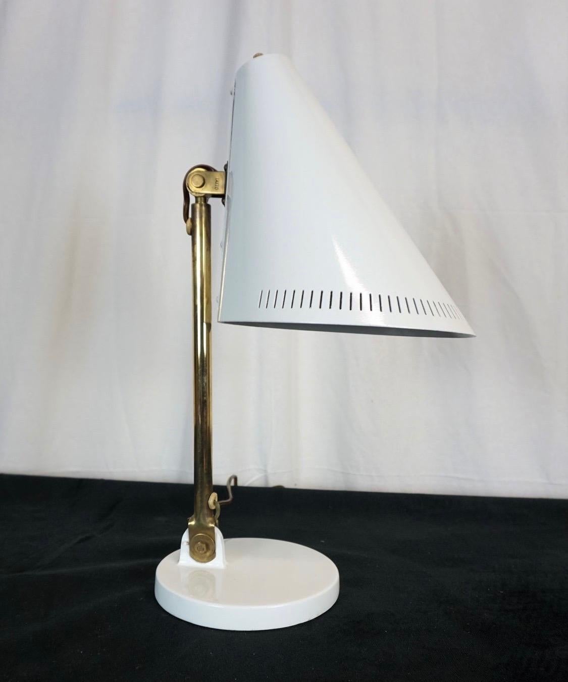 Metal Paavo Tynell Table Desk Lamp Light by Taito Oy