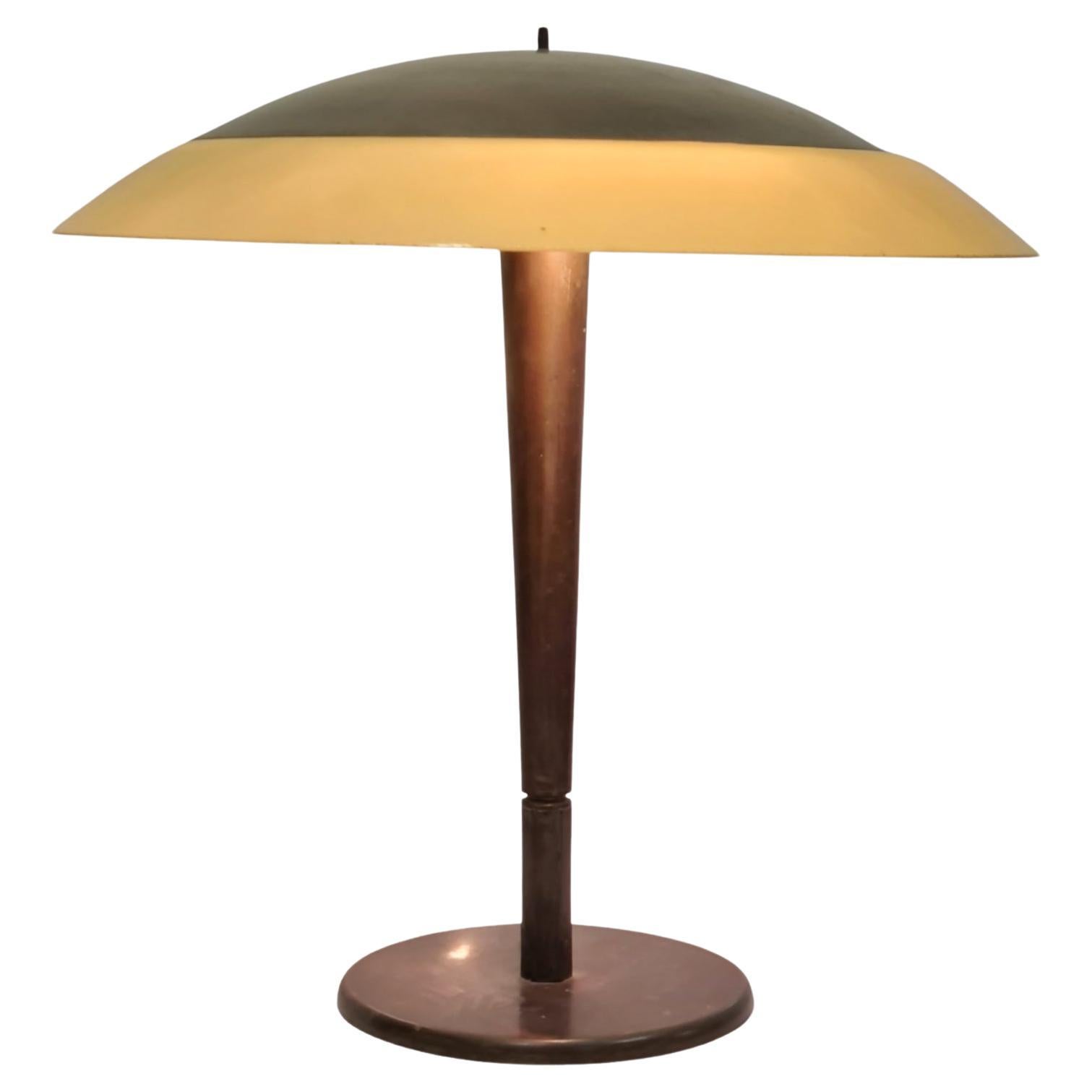 'Untouched' Paavo Tynell Umbrella Table Lamp Model 5061, Taito 1952-53