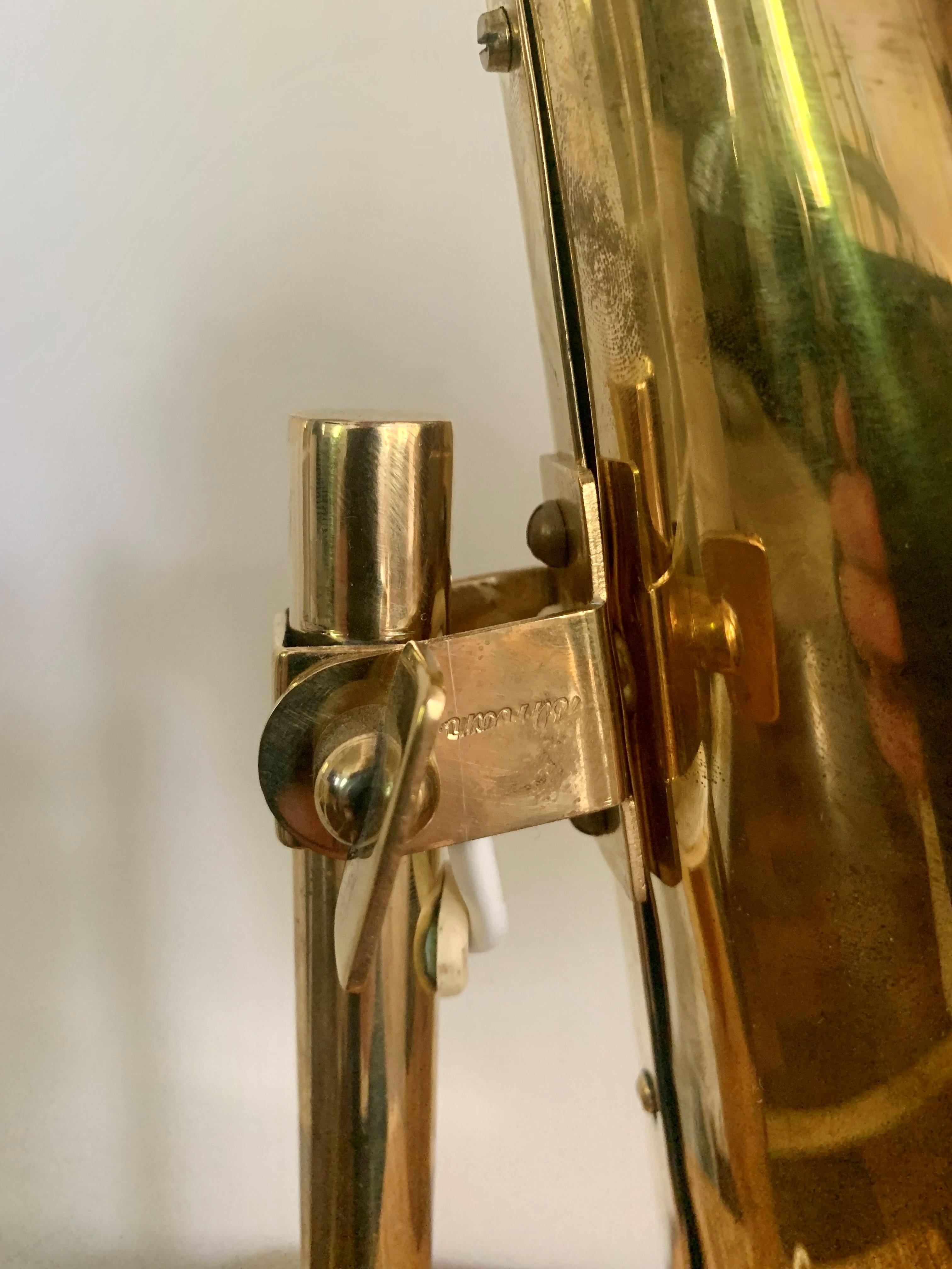 Tischlampe von Paavo Tynell, Modell 9227 (Brass)-1950 (TAITO/Idman) (Skandinavische Moderne) im Angebot