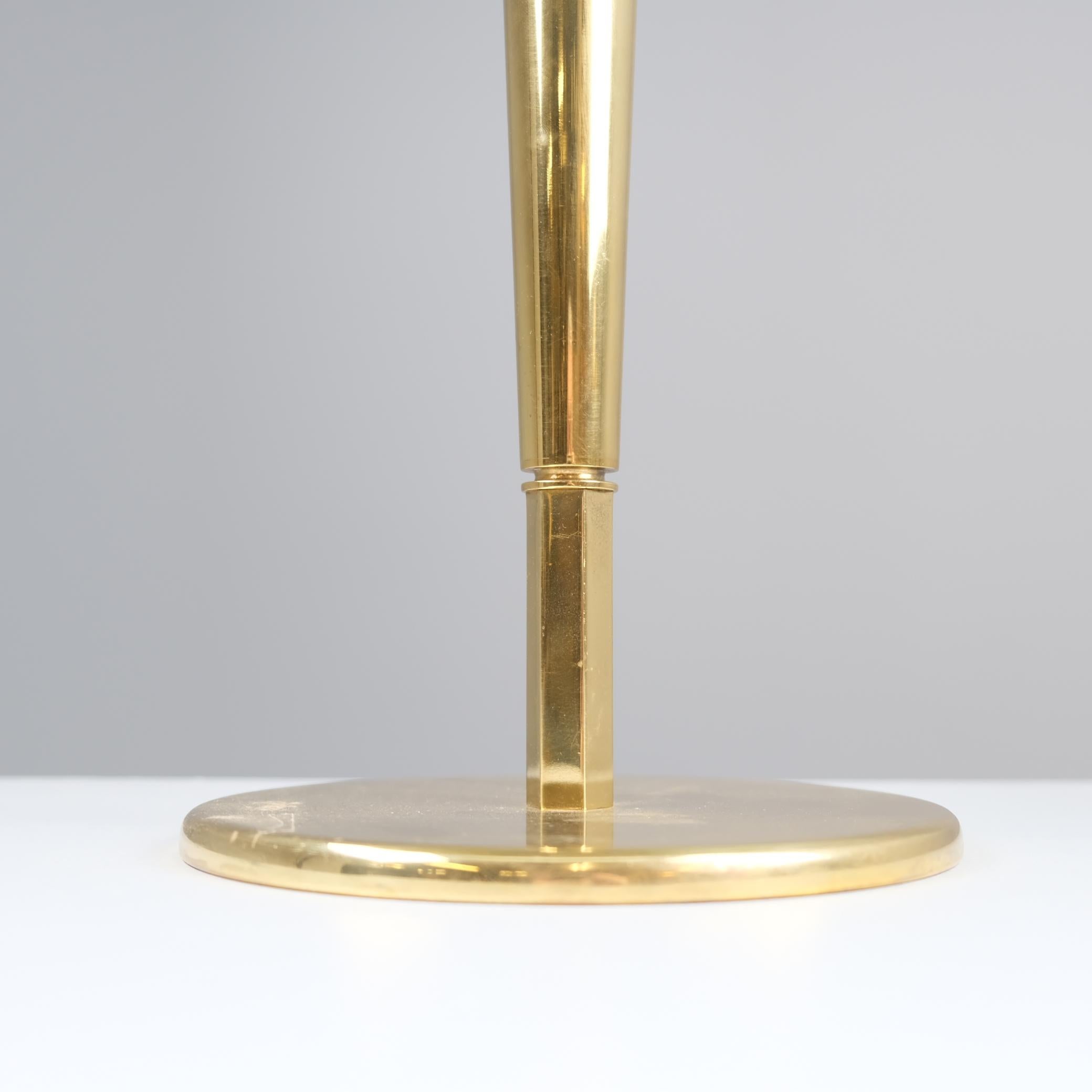 Lampe à poser Umbrella modèle 5061 en laiton et verre, Paavo Tynell, Taito, années 1950 en vente 6