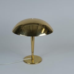 Paavo Tynell Umbrella Table Lamp Model 5061 in Solid Brass, Taito Oy 1940s