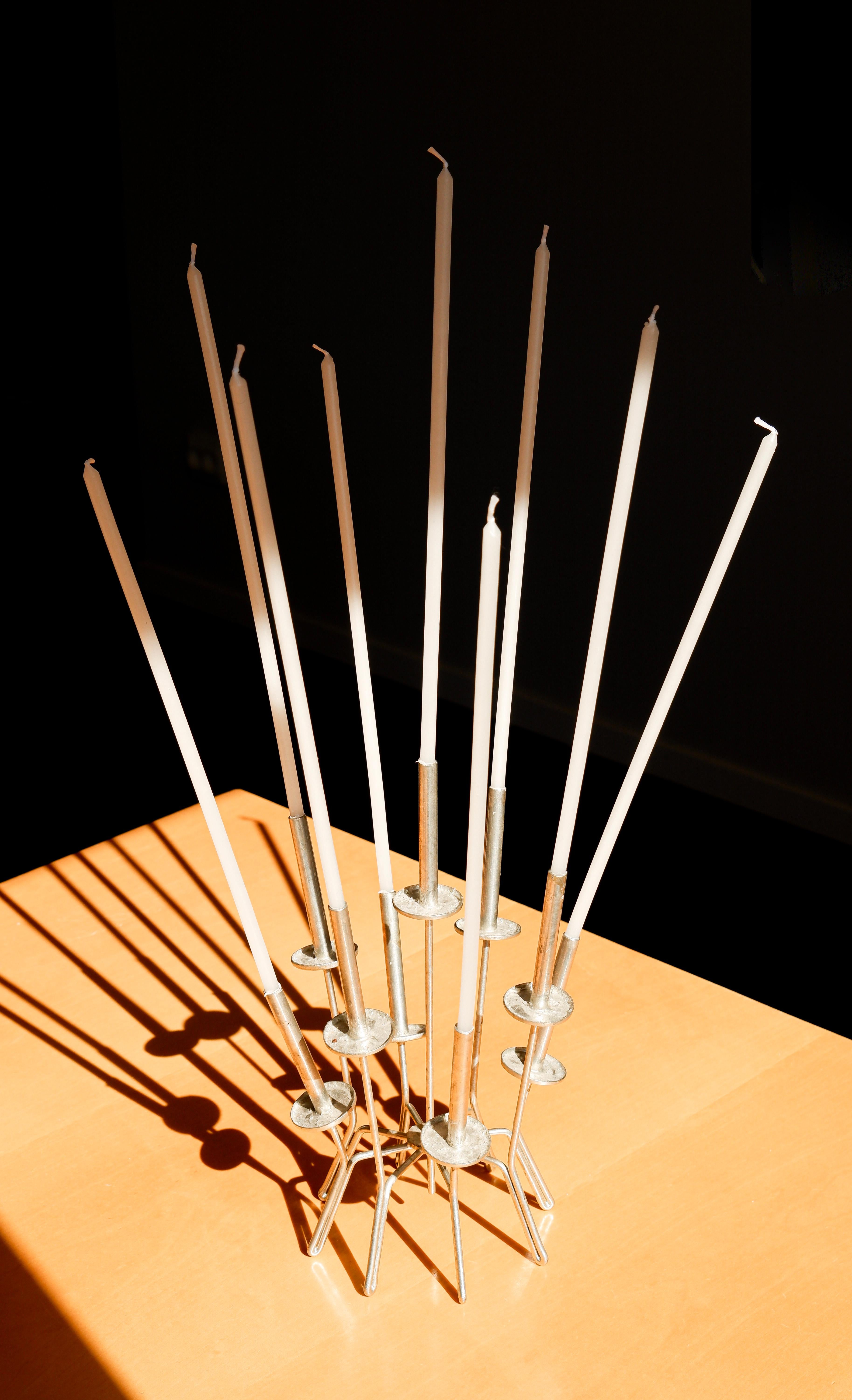 Paavo Tynell, candelabro único fabricado en hierro a finales de los años 60. Hierro en venta