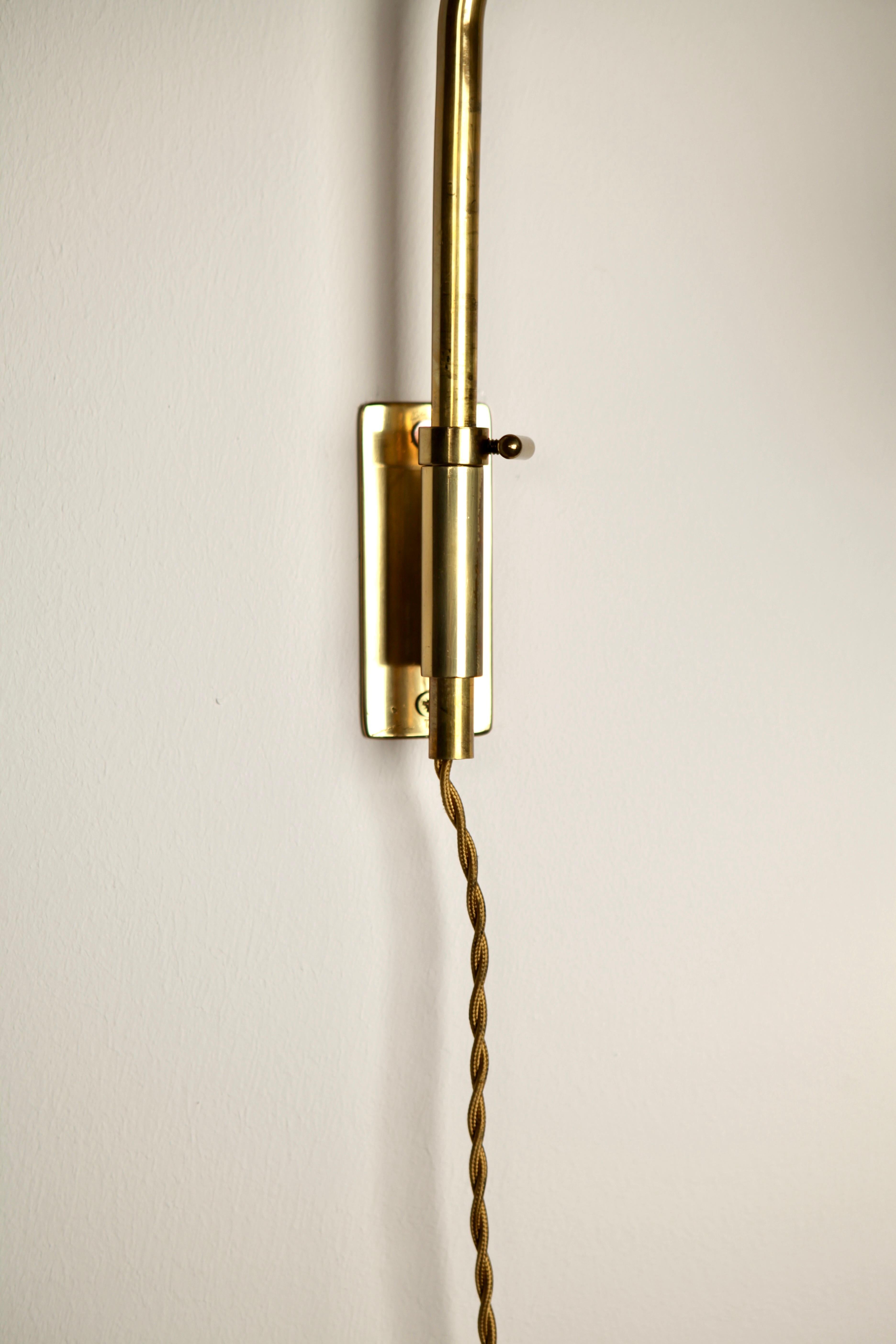 Mid-20th Century Paavo Tynell, Wall Light, Model 7174 for Taito, Finland, 1950s For Sale