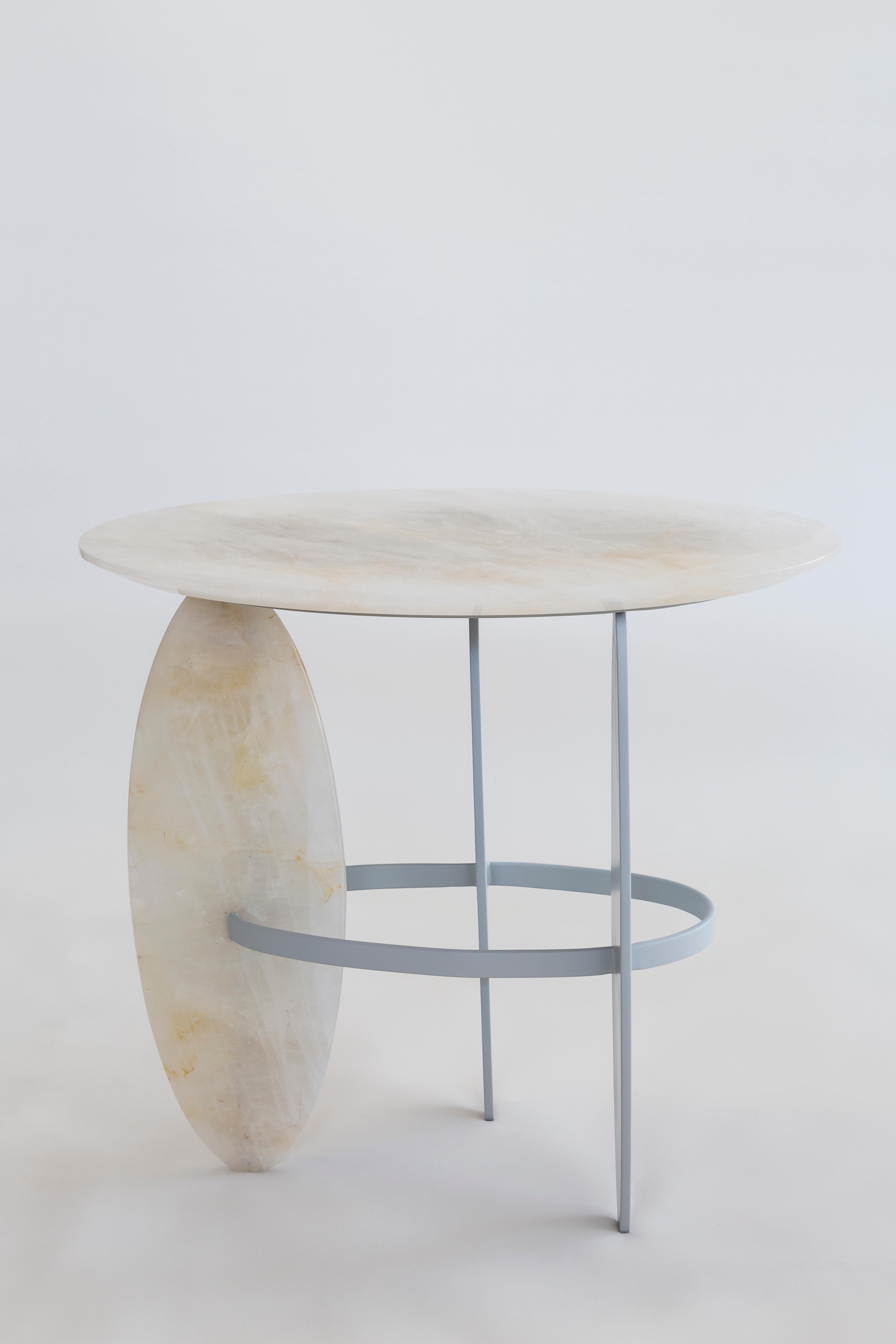 modern stone side table