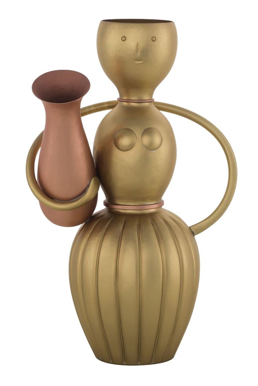 Hand-Crafted Pablita Sculptural Vase by Zanetto