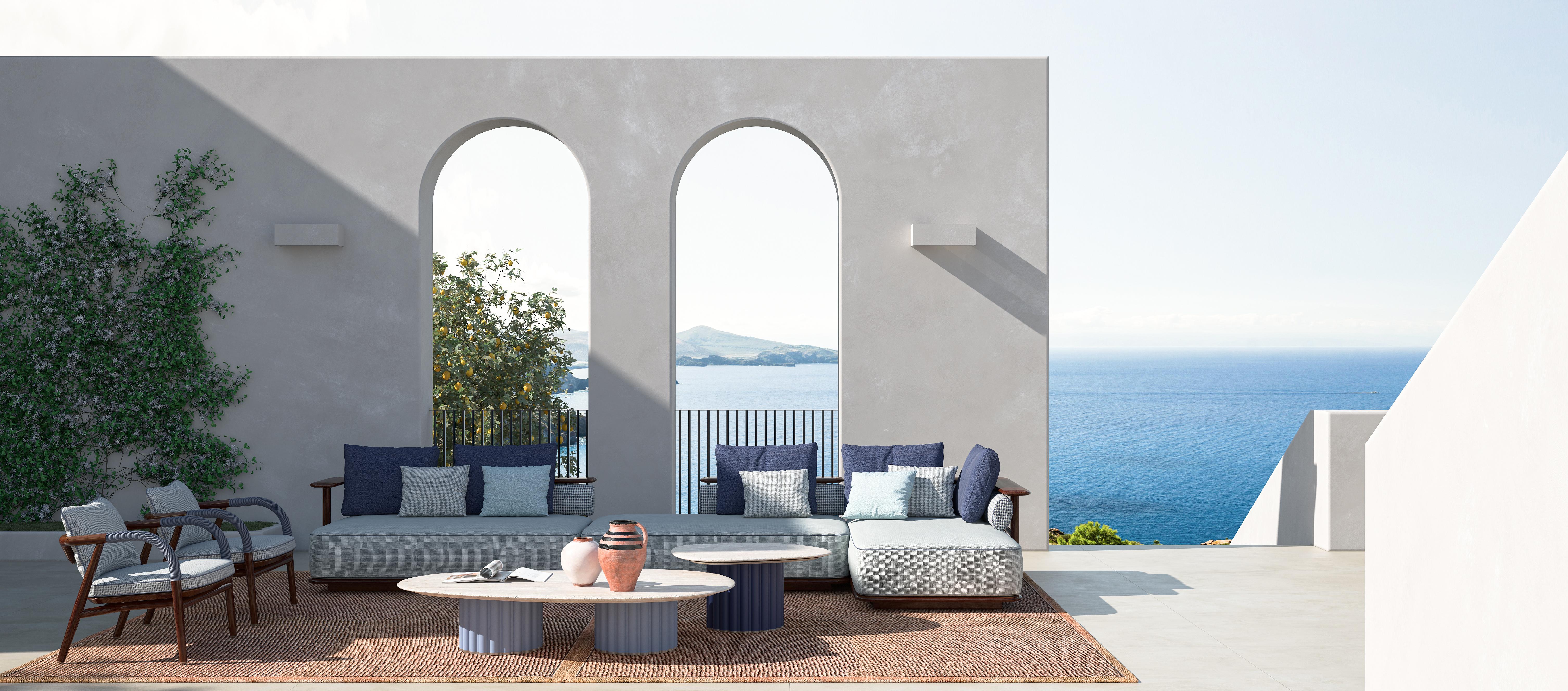 italien Petite table basse d'extérieur Pablito en vente
