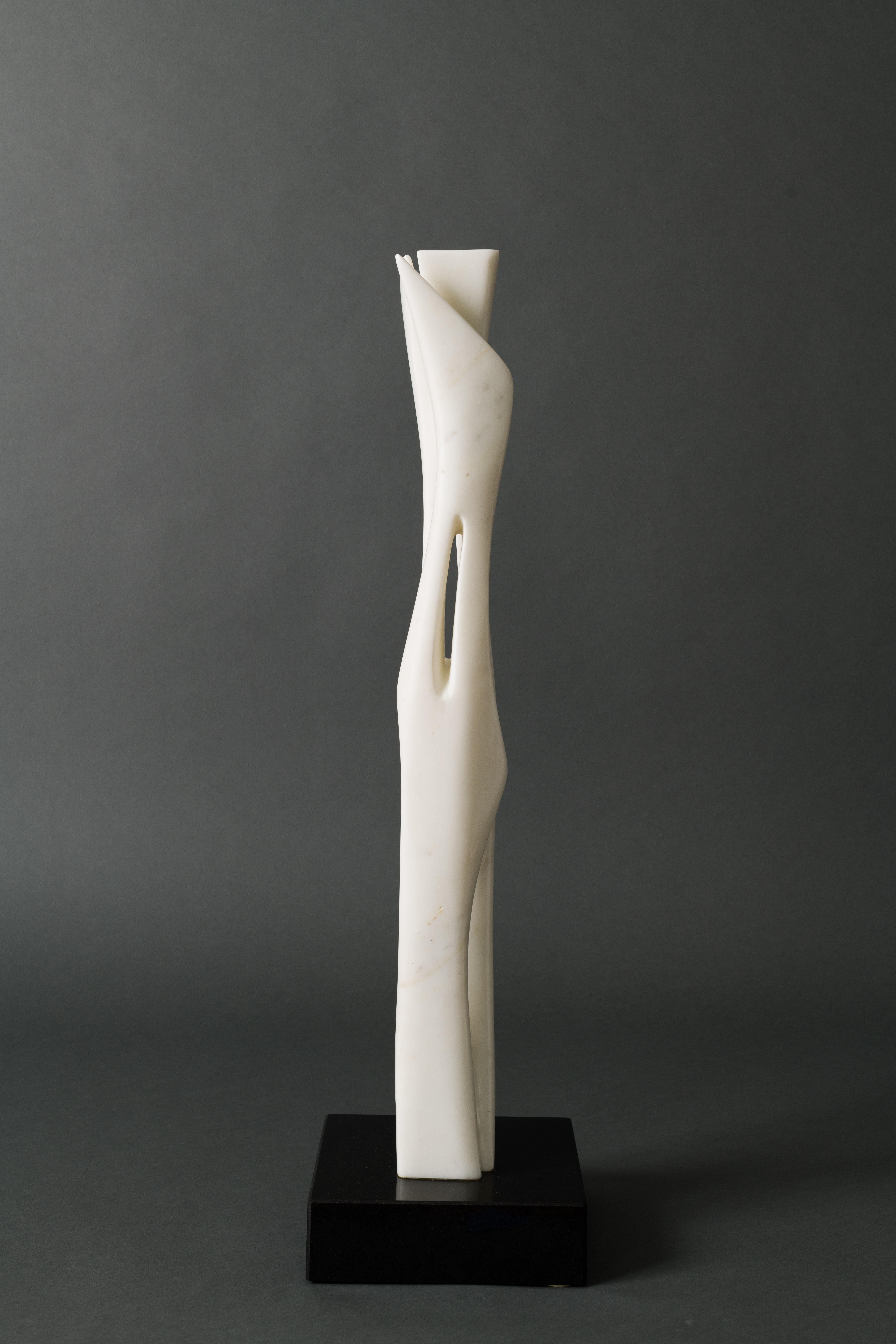 Carrara marble architectural carved Atchugarry sculpture - Sculpture by Pablo Atchugarry