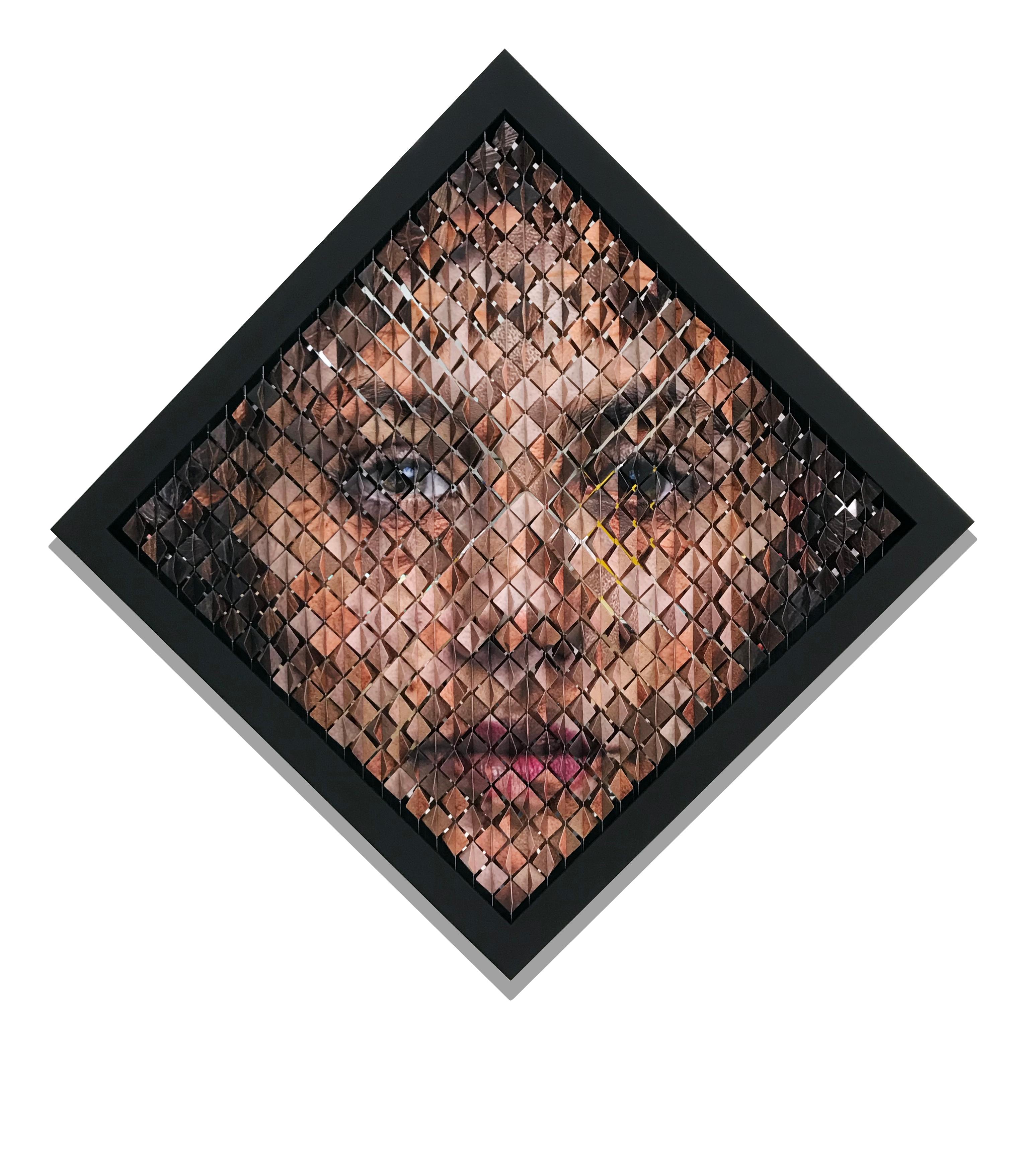 RETRATO ALEATORIO FEMENINO - de la Serie EJERCICIOS ESTOCÁSTICOS - Photograph de Pablo Boneu
