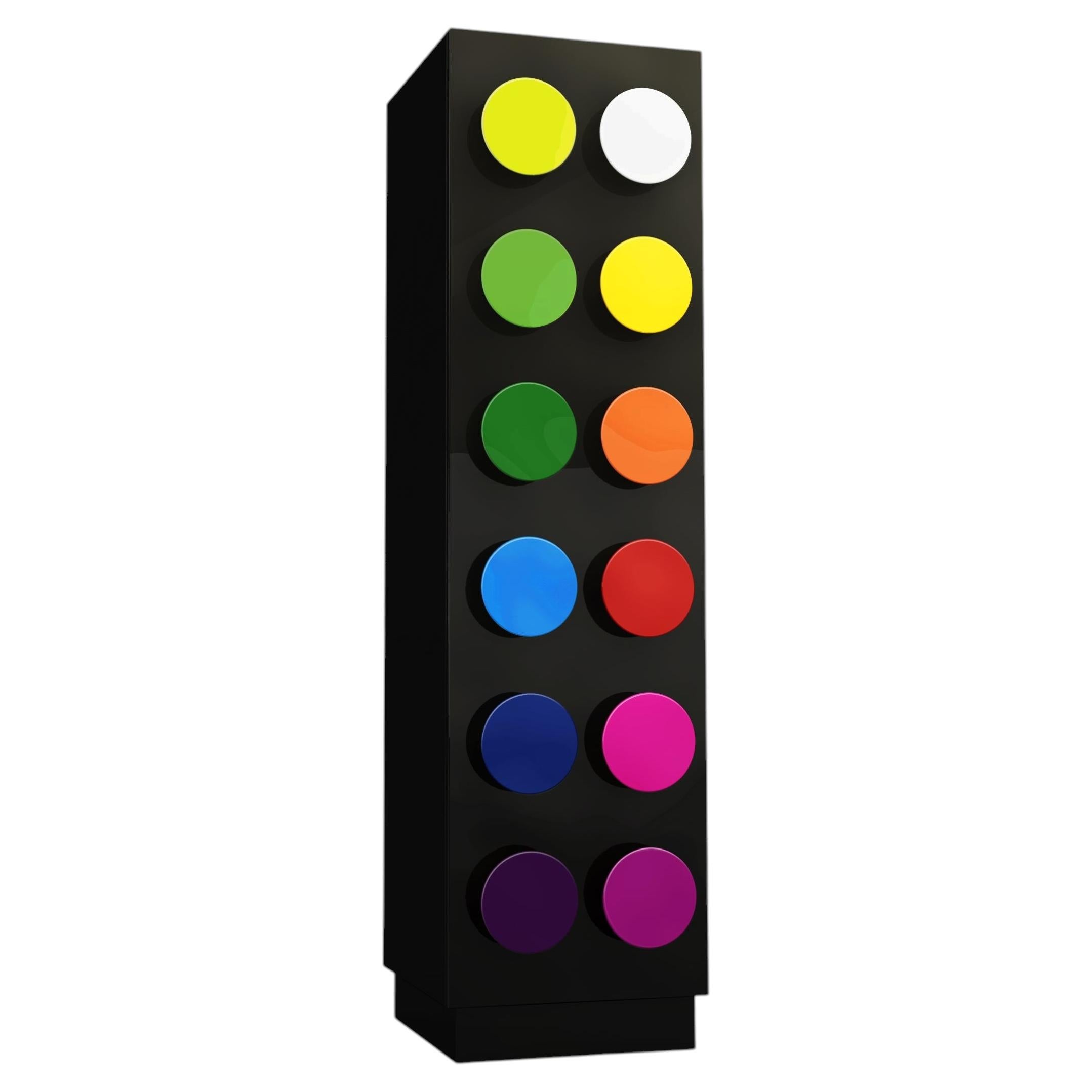 Pablo Cabinet in Powder-Coated Aluminum by altreforme For Sale