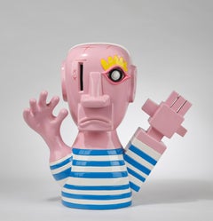 Escultura de cerámica Pablo de Massimo Giacon para Superego Editions, Italia