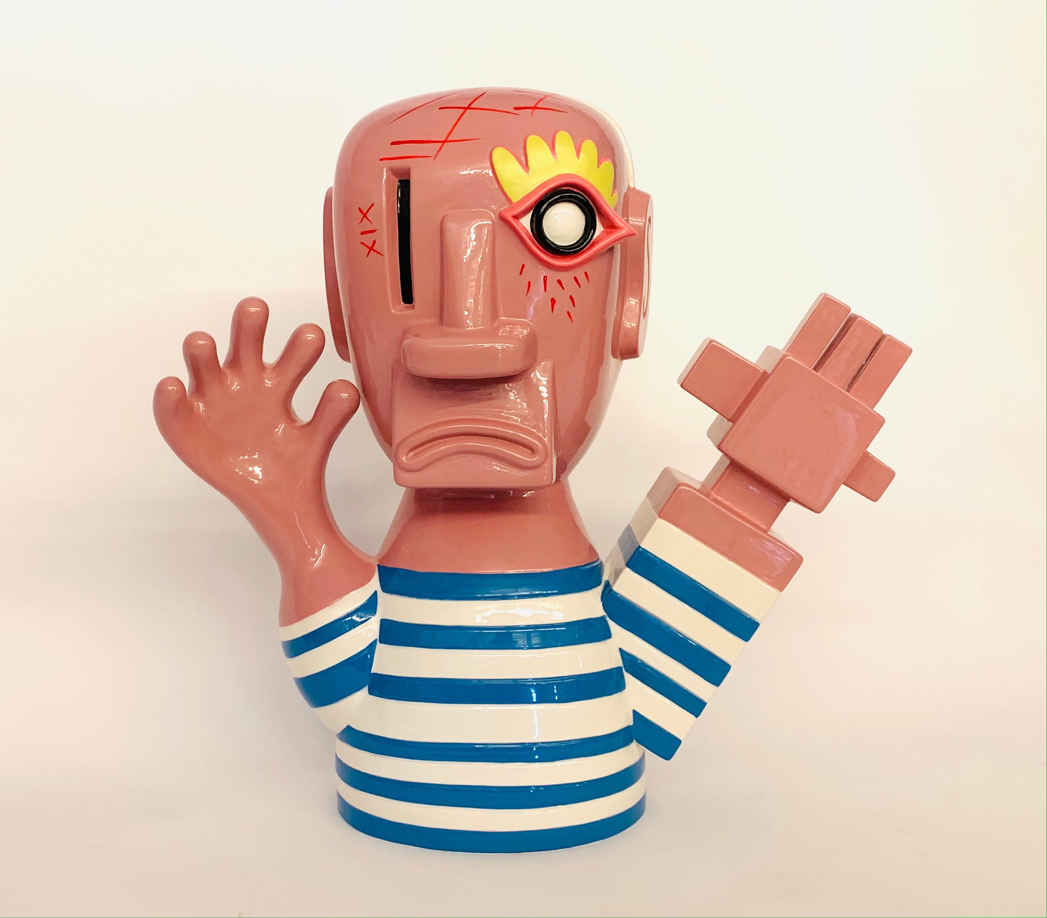 Italian Pablo Ceramic Sculpture by Massimo Giacon for Superego Editions, Italy For Sale