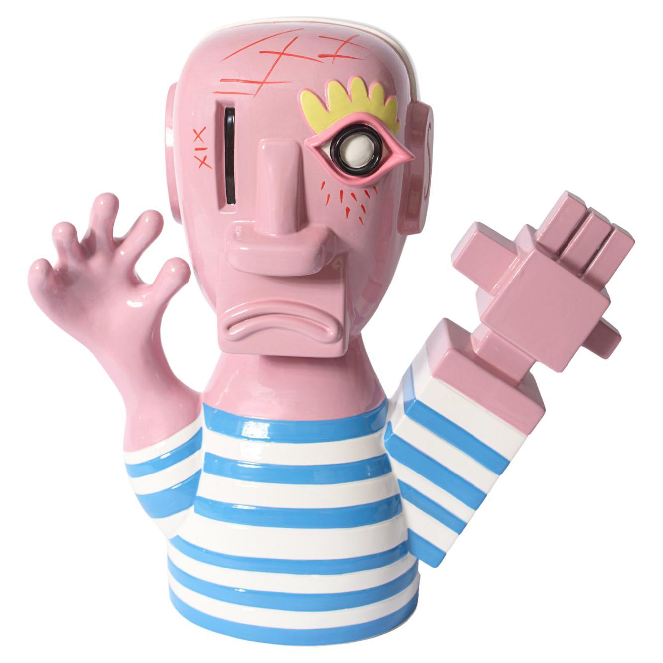 Pablo Ceramic Sculpture by Massimo Giacon for Superego Editions, Italy