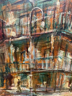 NOLA's French Quarter in Exuberant Impasto