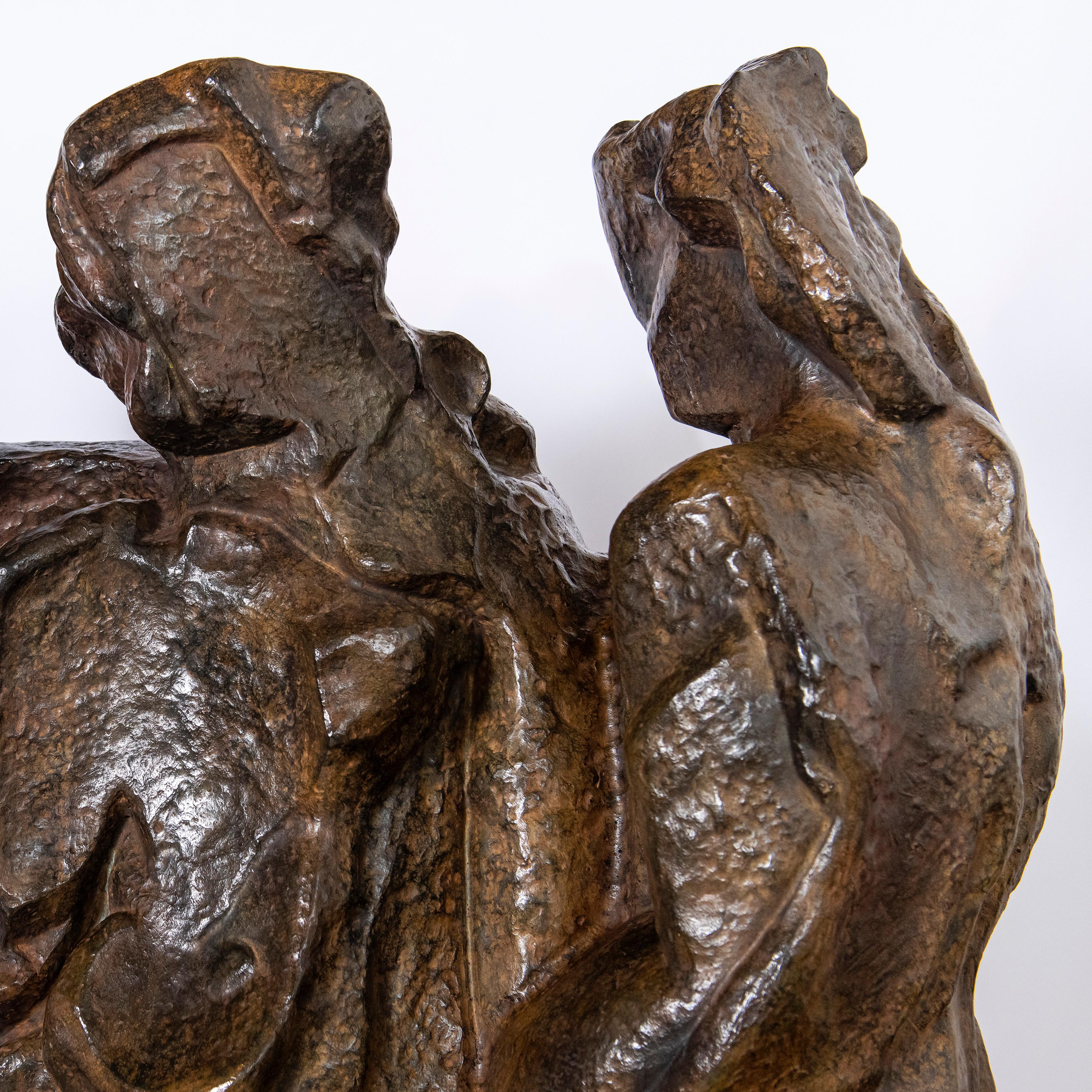 Pablo Curatella Manes (1891-1962) cast bronze sculpture, 