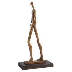 Pablo Curatella Manes Signed Bronze Sculpture of a Nude Figure