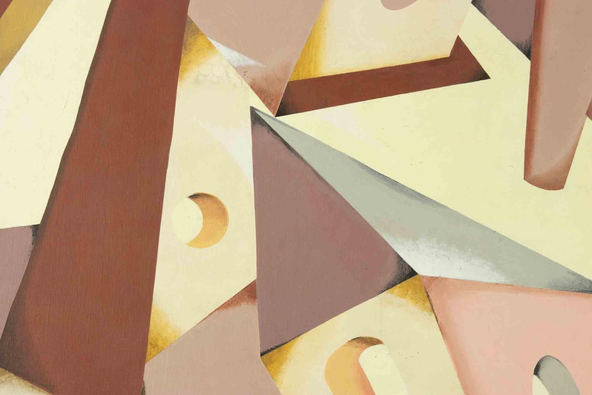 Biancheggiando l'alba - Contemporary Painting by Pablo Echaurren