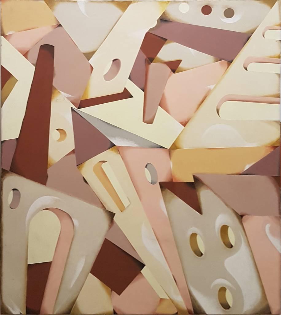 Biancheggiando l'alba - Painting by Pablo Echaurren
