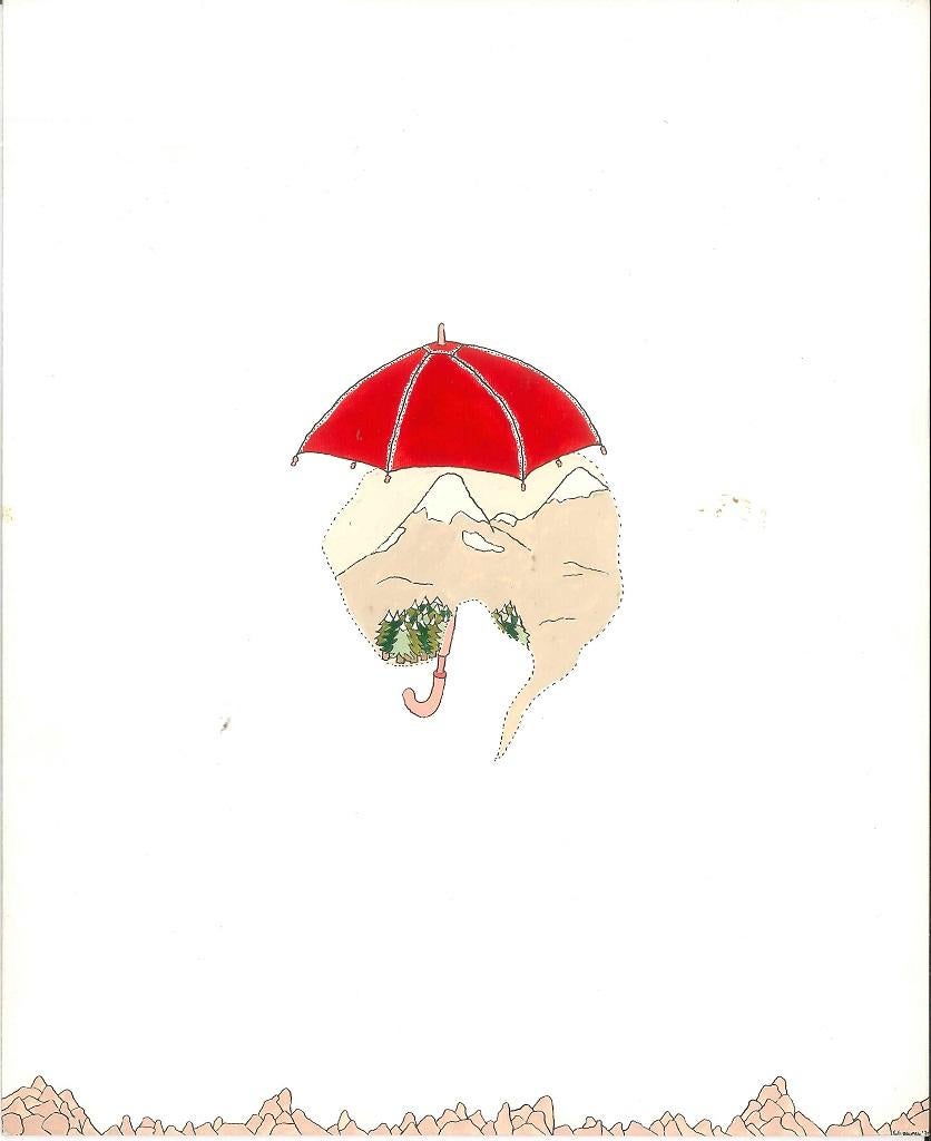 È la promessa di Kimra - anni '70 - Pablo Echaurren -  Smalto - Contemporaneo