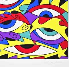 Believe to See - Screenprint by Pablo Echaurren - 1990s