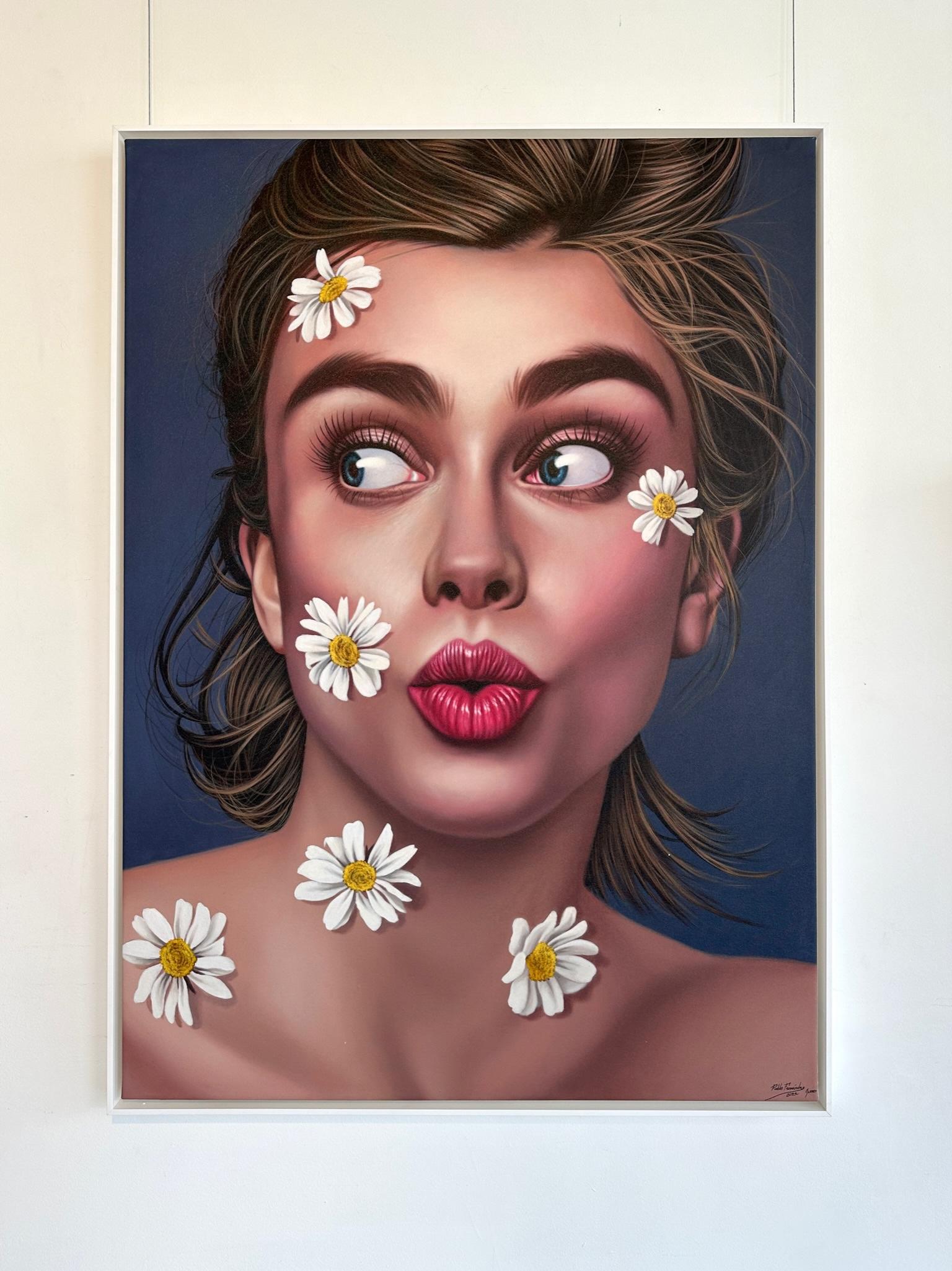 Upsy Daisy - Painting by Pablo Fernandez Jr