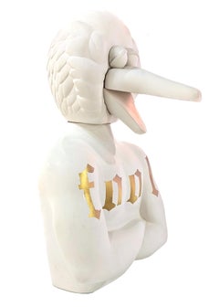 “Big Bad Bird” Contemporary Resin Pop Culture Sesame Street Character Sculpture